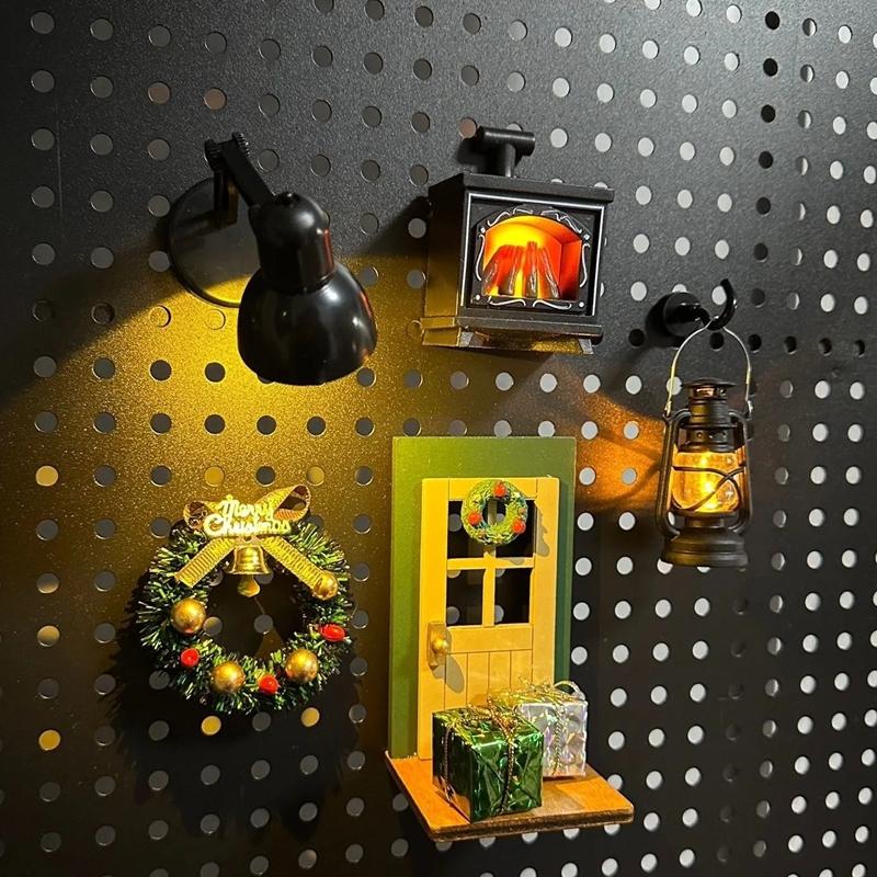 Mini Cat Fireplace Refrigerator With Led Night Light Creative Forhome Decoration Children'S Bedroom Kitchen Fridge Magnet