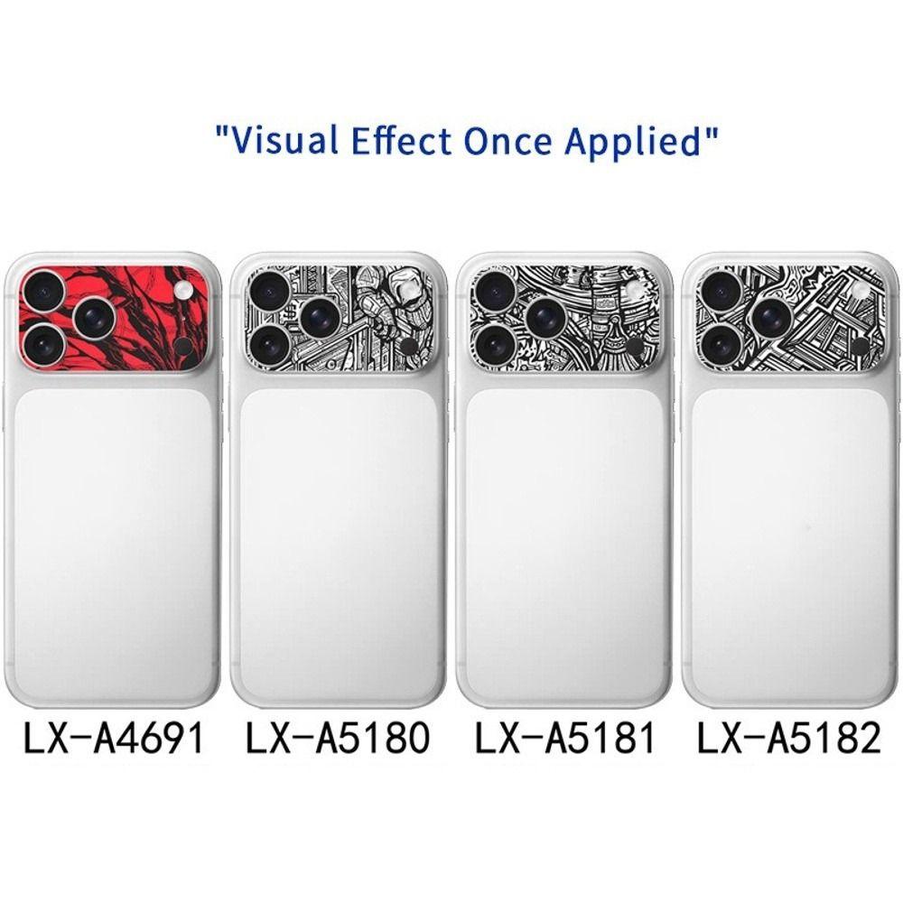 4PCS Matte Frosted Lens Protector Back Camera Protective Film for iP 17 Pro Max 17Pro Mobile Phone