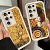 Phone Case for Samsung Galaxy S26 S25 Ultra S24 FE Kiss By Gustav Klimt Art Shell S23 Plus S22 + S21 S20 5G Soft Silicone Funda