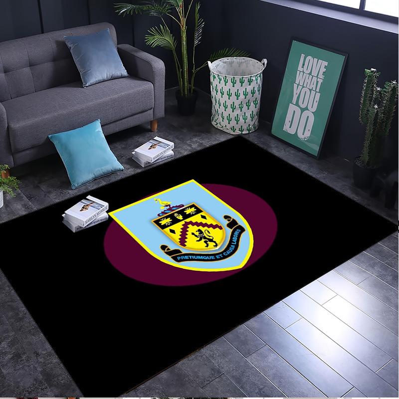 1PC rug Burnley Football Club Carpet, Chair Rug,Area Rug for Office Bedroom living rooms bedroom, Doormat decor Christmas fan gifts