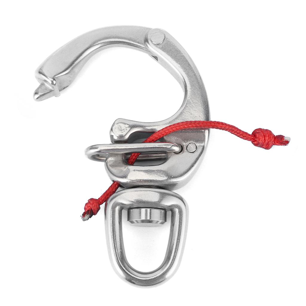 Boat Fast Eye Snap Hook 316 Stainless Steel 360 Degrees  Rotation High Hardness for Yacht  Truck  Car