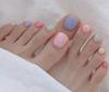 Color-Blocking Cute Nail Stickers