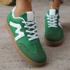 Green Sneakers for Women Shoes Autumn Platform Sneakers Women Casual Shoes Lace-up Outdoor Women Anti-slip Sneakers Ladies Shoes