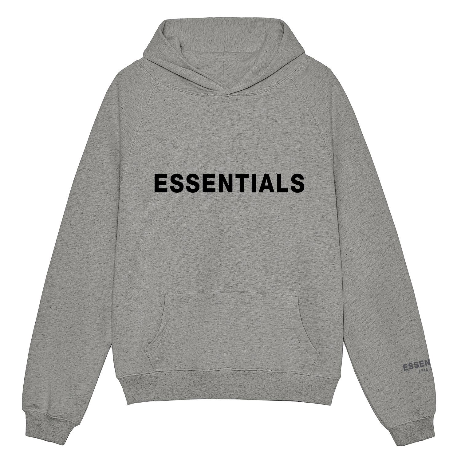 ESSENTIALSZONEFOG Уличная унисекс свободная толстовка с капюшоном Extra Large