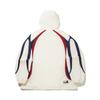 Li Ning Retro Sports Style Hooded Jacket Men Jackets Off-White Cherry-Red Deep-Whale-Blue AFDWF59-1