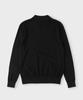 PANICALE Black V-Neck Open Collar Knit