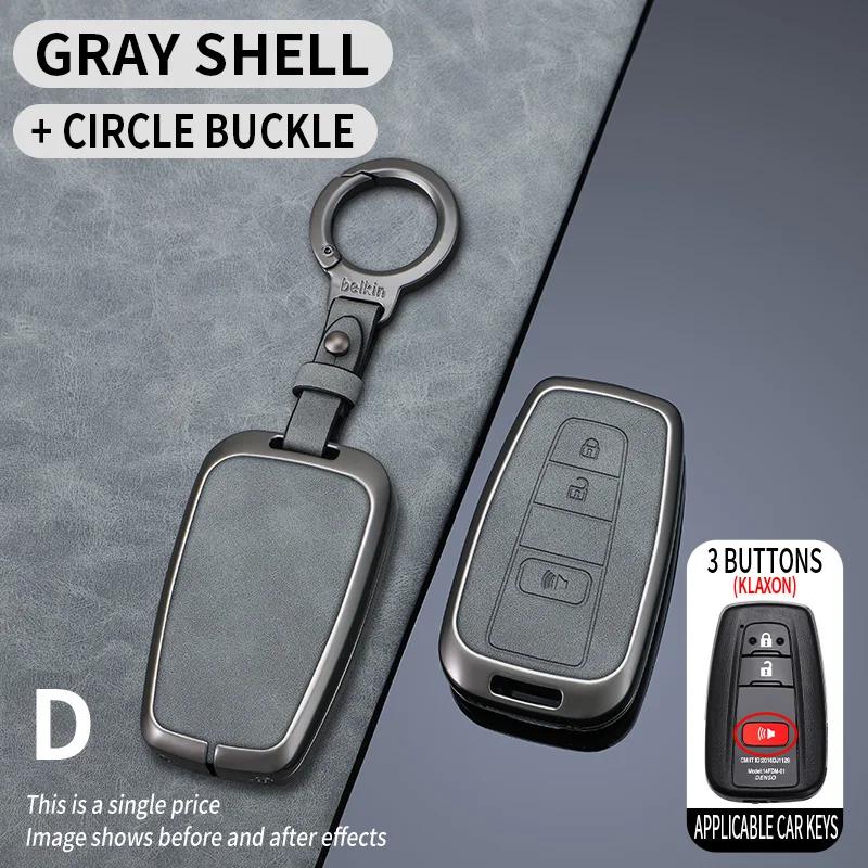 

Car Remote Key Case Cover Shell Fob For Toyota CHR Camry Corolla RAV4 Highlander C-HR Prius Land Cruiser Prado 2 3 4 Button
