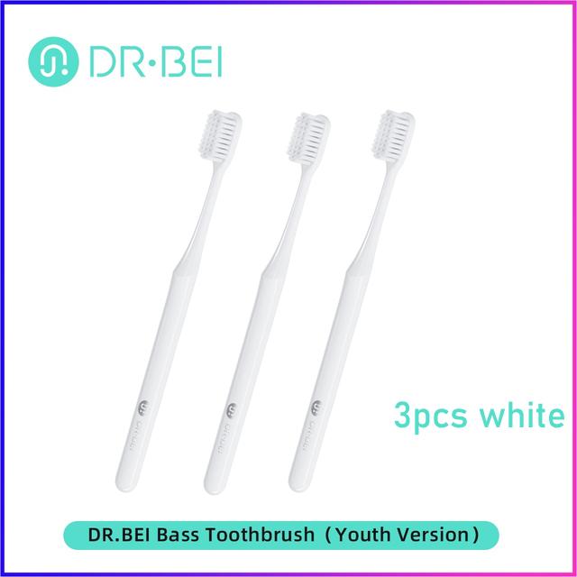 Dr Bei Toothbrush Youth Version 2 Colors Gum Care Daily Cleaning Oral Care Soft Bristle Better Cleaning Toothbrush For Adults