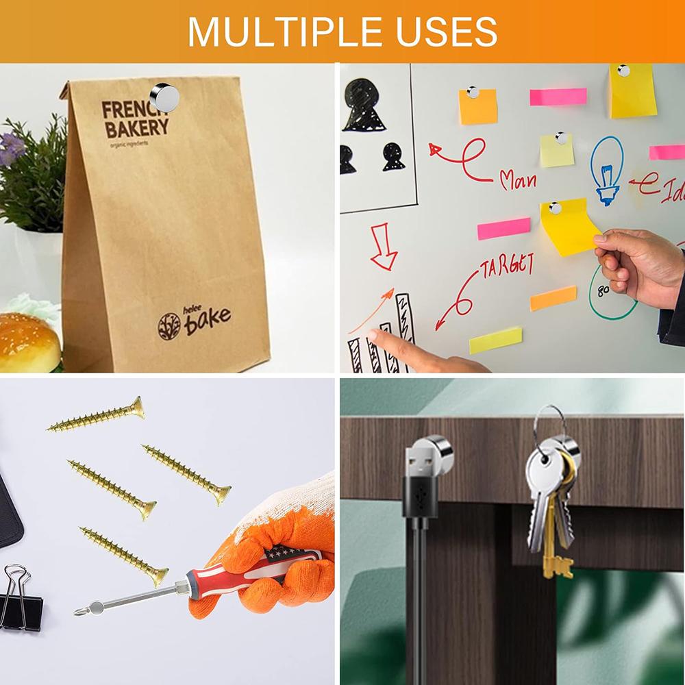 8x4mm Superstarker Neodym-Magnet N35 NdfeB Permanentmagnetische Magnete Rund Leistungsstarke Magnete Kühlschrankmagnet