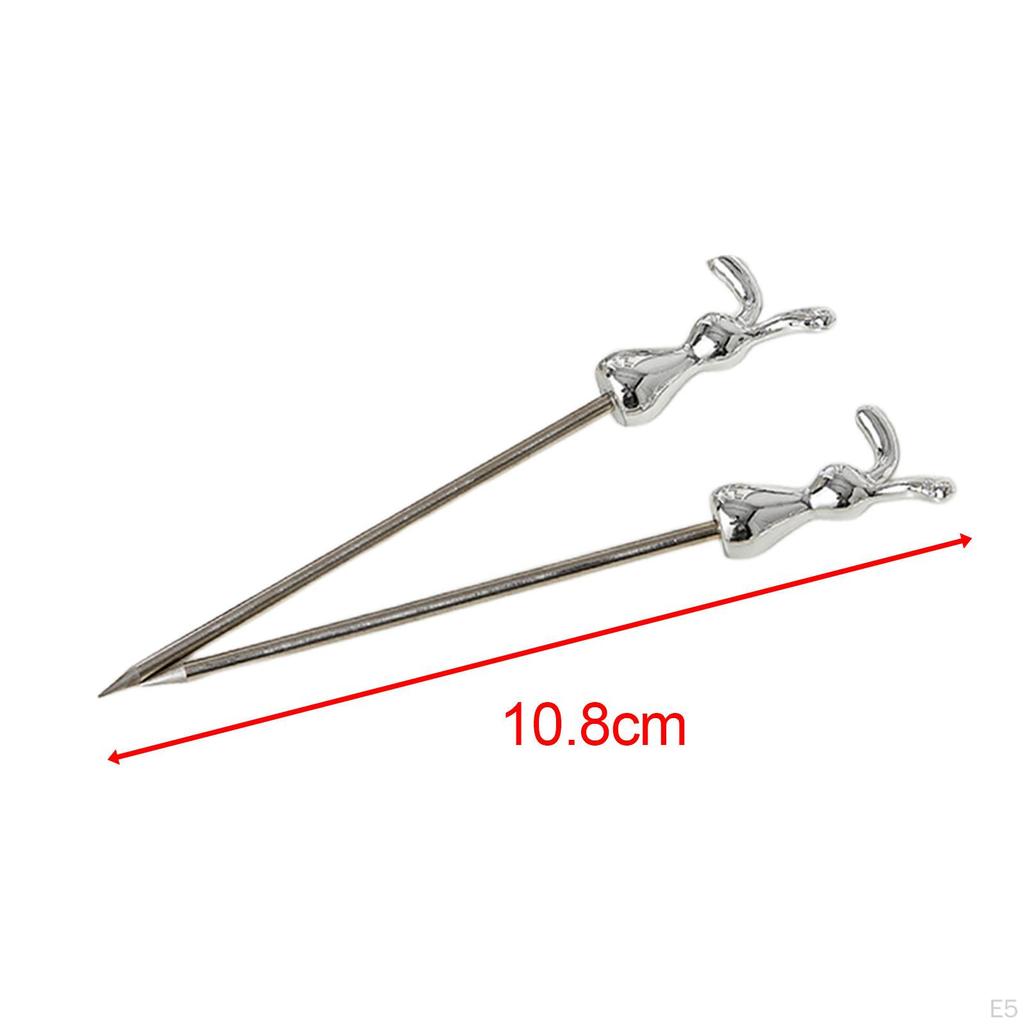 Vorspeisengabeln, Kleine Obstgabeln aus Edelstahl für Früchte, Käse, Vorspeisen