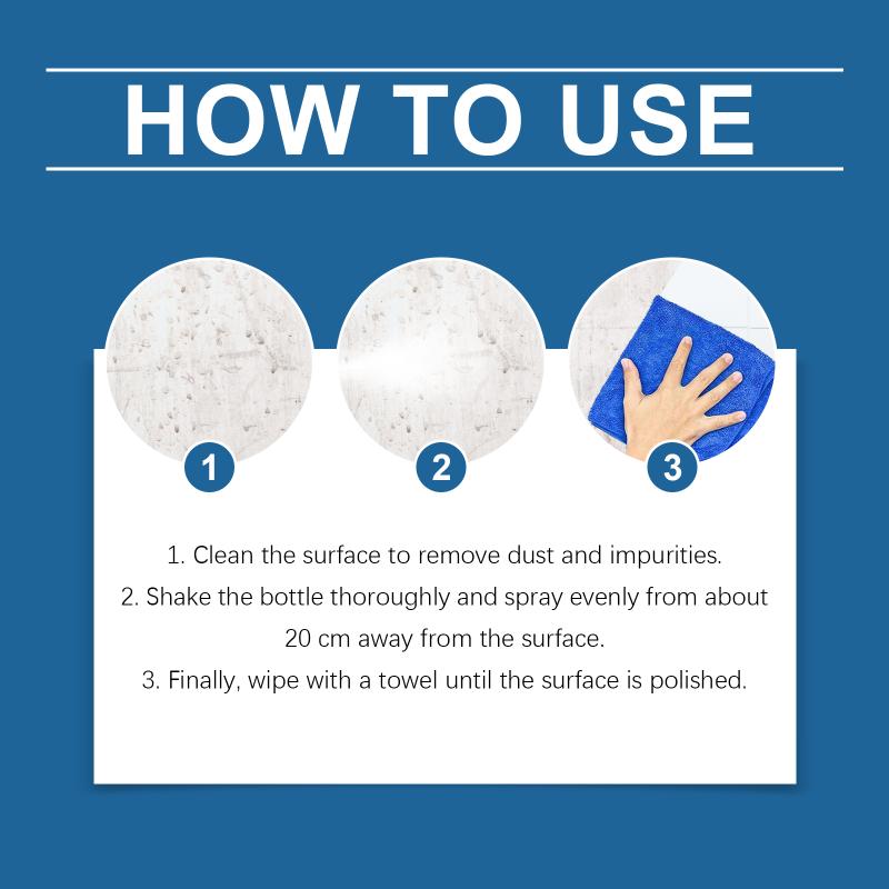 

Ceramic Coating Spray Kit,Renovation And Cleaning Agent For Kitchen And Bathroom Floor Tiles, With Coating Protection 1pcs