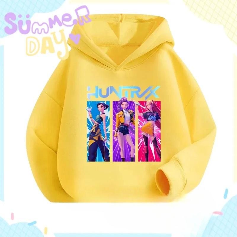 Bluzy Bluzy Dziewczęce Dziecięce Dziewczęce Kreskówkowe z Nadrukiem Bluza z Kapturem Moda Casualowa Bluza z Kapturem