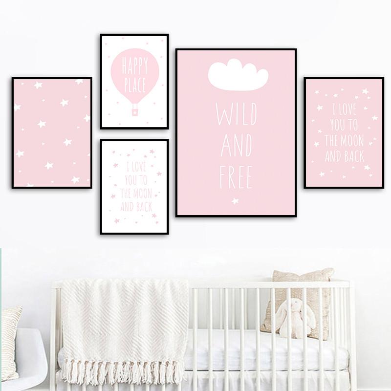 

Английская цитата, настенная живопись на холсте, скандинавские детские постеры и принты, детские настенные панно с героями мультфильмов, декор для гостиной HD2703