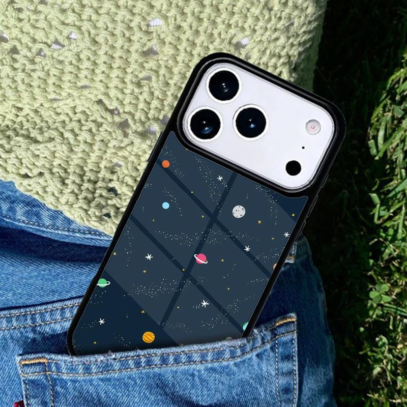 Astronomy Planets Phone Case Cover for IPhone 11 12 13 14 15 16e 17 Pro Max Coque for IPhone 17 Air