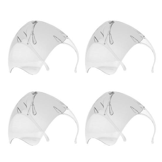 Sıçrama Korumalı Yüz Kalkanı Tam Yüz Koruma Maskesi Buğu Önleyici Şeffaf Yüz Maskesi Mutfak Pişirme Taşlama Kesme İçin Yeniden Kullanılabilir Sıçrama Koruyucu