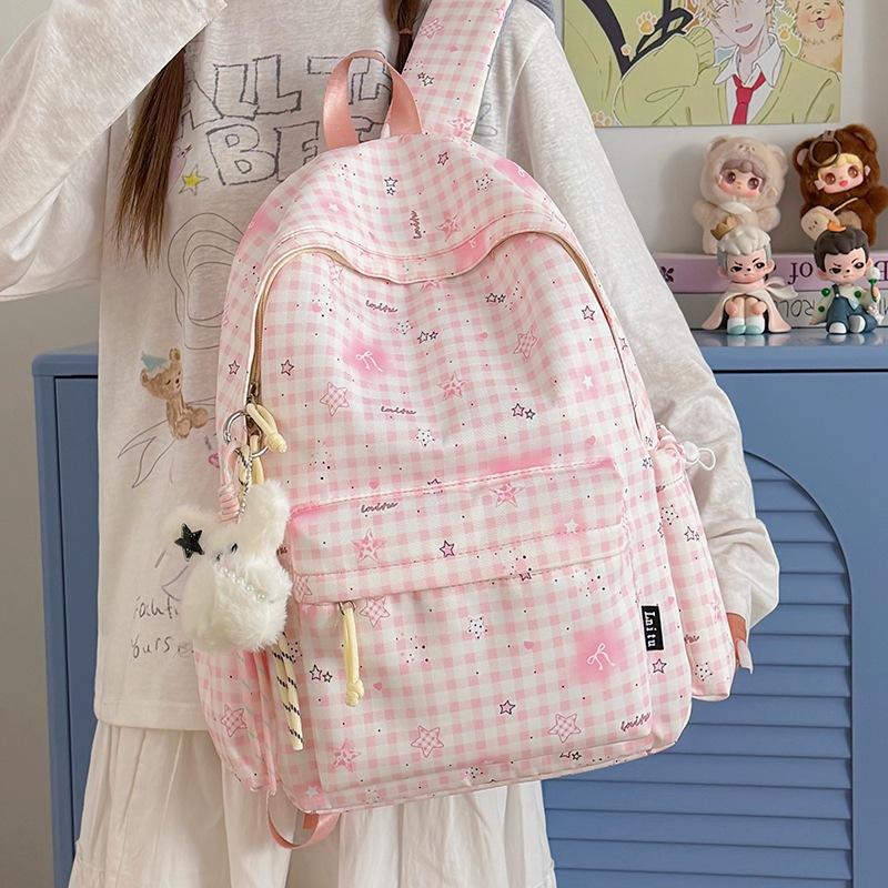 Schoolbag new female cute schoolbag versatile small fresh stars junior high school college student backpack class backpack
