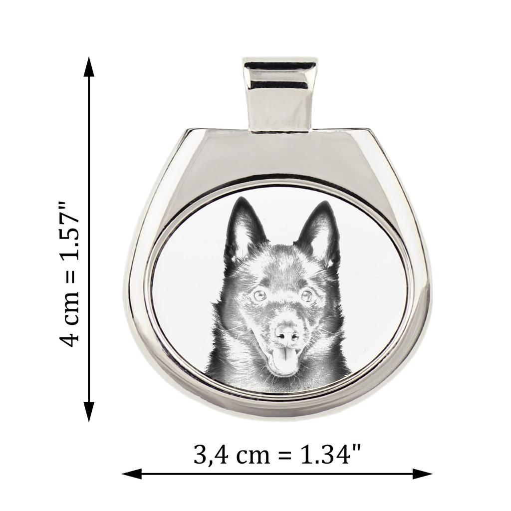 Schipperke, Little Black Devil, Little Captain – Dog necklace, personalized pendant with a photo | Art-Dog