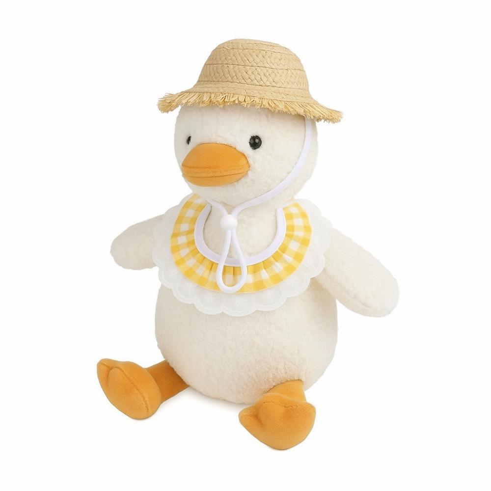 Handcrafted Porch Goose Costume Funny Poultry Costume Stylish Goose Hat Scarf  Pet Supplies