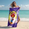 1pc Strawberry Princess3 Beach Towel, Comfortable and Thick, and Swimming/Bath/Picnic/Camping Towel, Suitable for Seaside Beaches