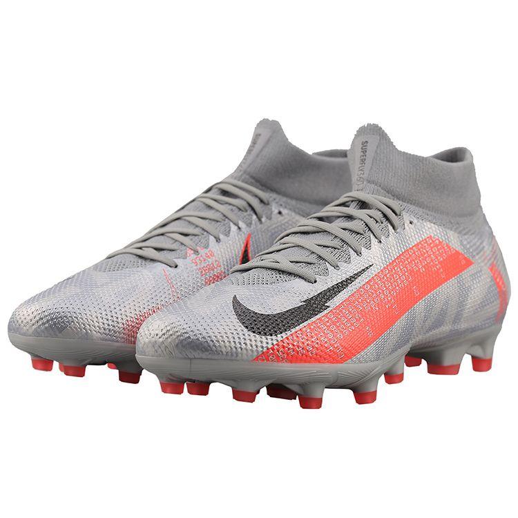 Nike Mercurial Superfly 7 Assassin 13 Pro Round Toe Comfortable AG (Rubber Short Studs) Slip Resistant Durable Soccer Shoes AT7893-906
