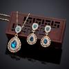 Elegante Charm Ketting Oorbellen Bruiloft Verloving Feest Dames Sieradenset Cadeau