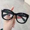 Ladies Cat Eye Blue Light Blocking Glasses Trendy Computer Eyewear Fashion Oversized Optical Spectacle Eyeglasses for Women Men