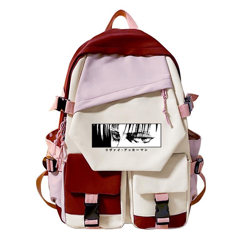 Angriff auf den Riesen Peripheren Bedruckten Rucksack Tagesfreizeit Studenten Schultasche