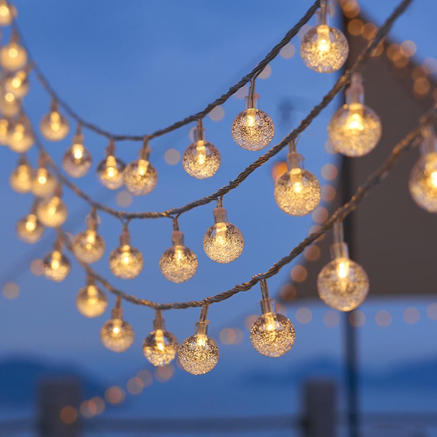 LED string ball star lights, small colorful lights, Christmas string lights, decorative lights