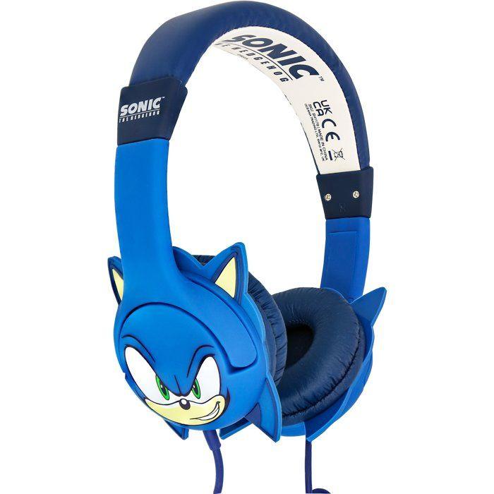 Auriculares OTL Technologies PAW846 con cable limitador de volumen y micrófono azul y blanco - Imagen 4