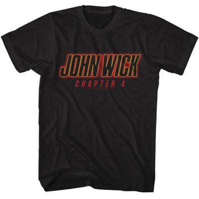 John Wick Chapter 4 Logo T-Shirt Schwarz