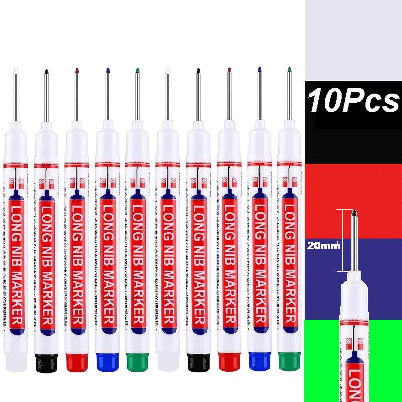 4-100 Stück 20mm Tiefloch Lange Spitze Kopf Marker Für Metall Perforierstift Wasserdicht Badezimmer Holzbearbeitung Dekoration Mehrzweck