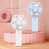 Portable Handheld Mini Fan USB Rechargeable Cooling Fan Quiet Desktop Personal Fan for Outdoor Travel Summer Use