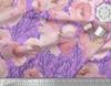 Soimoi Japan Crepe Satin Fabric Peony Watercolor Printed Craft Fabric by the metre 42 Inch