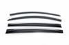 Windshields with Chrome HB (4 Pcs, Niken) for Renault Megane III 2009-2016