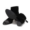 BARBARA Leather Suede Color Block Ankle Boots 6.5cm Bbg865bk