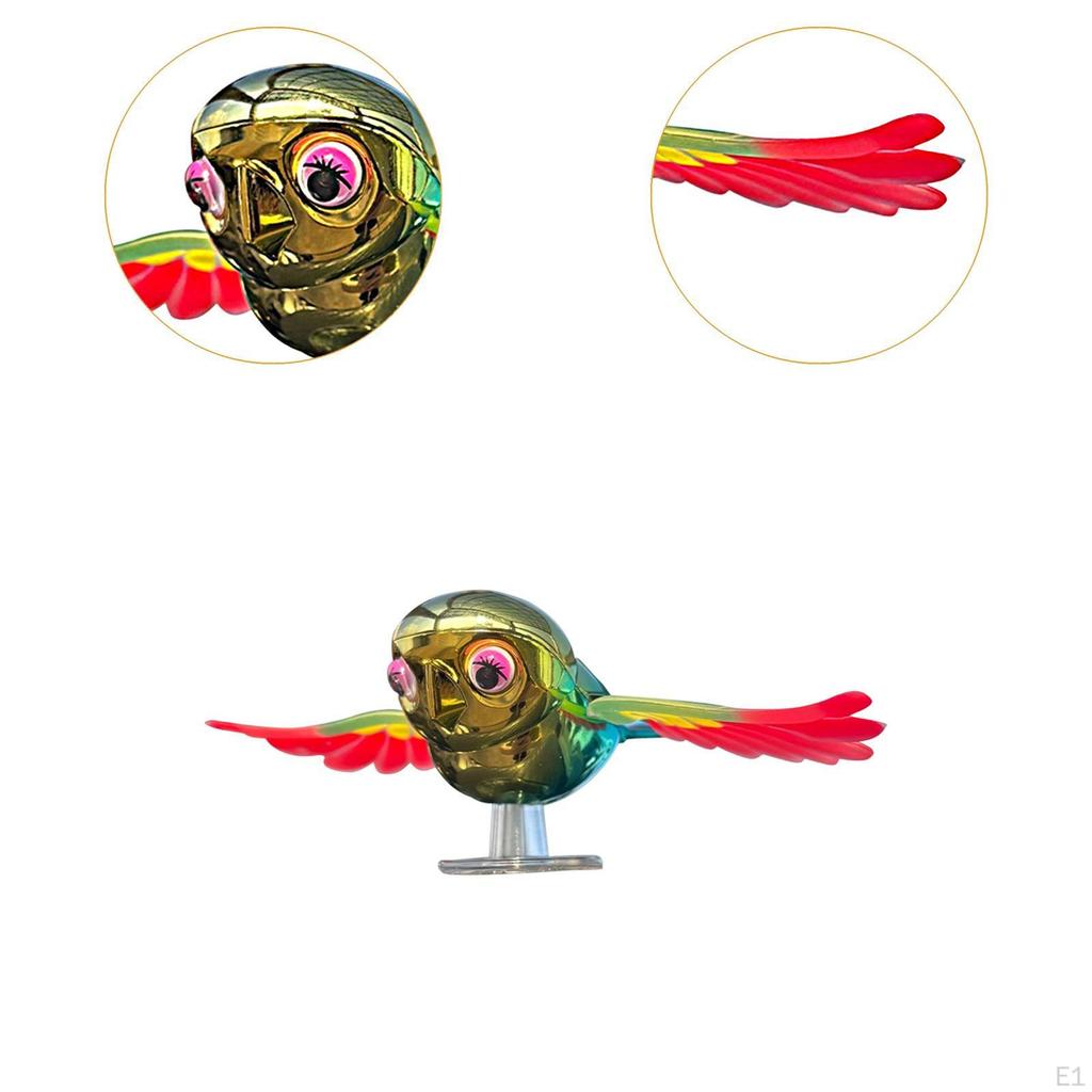 Dekoracja ptaka na lusterko boczne samochodu Kreatywne akcesoria zewnętrzne motocykla Urocze latające zawieszki