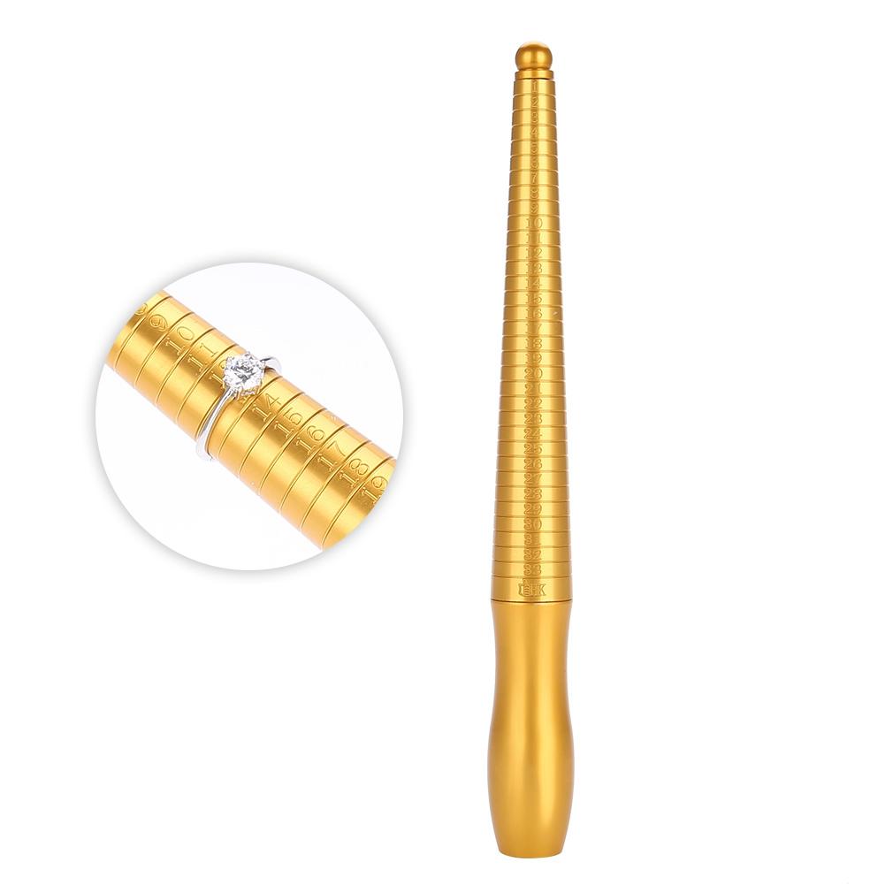 

HK Copper Ring Sizer Finger Size Gauge Mandrel Jewelry Size Stick