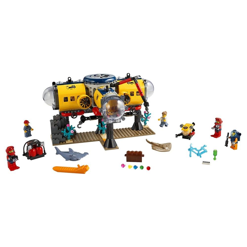 LEGO City Unterwasser-Erkundungsbasis 60265 Baustein-Set für Jungen und Mädchen ab 6 Jahren