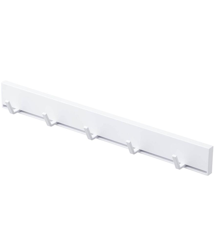 Yamazaki Tower Sliding Magnetic 35cm W x D x 4cm Model 5022 Hook, White, 3.5cm H,