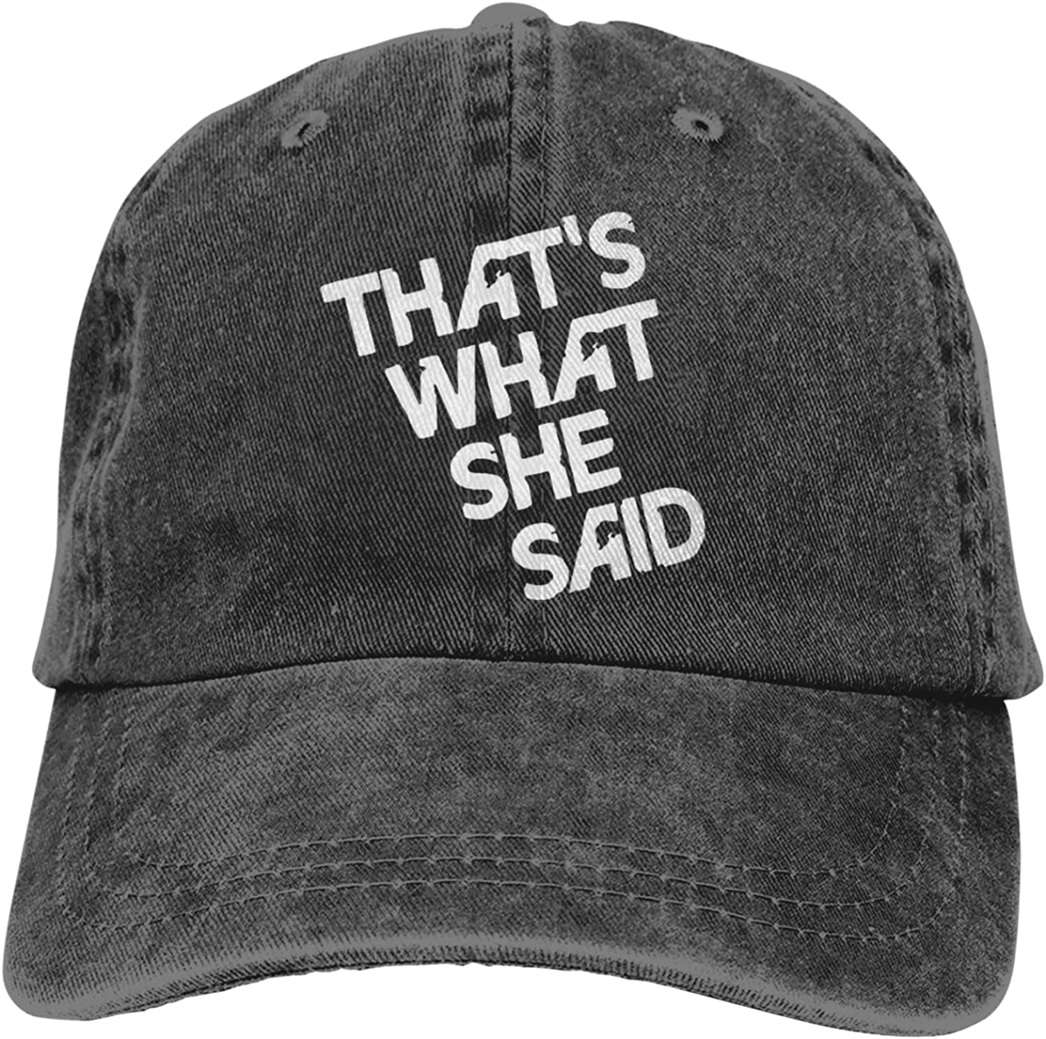 

That s What She-Said Hat Hats for Unisex Women Cap Trucker Hat Baseball Black Hat