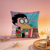 Trendy TTeen Titans Good Cushion Cover Comfortable Durable Pillow Cover MultiScene for Home Office Car Sofa
