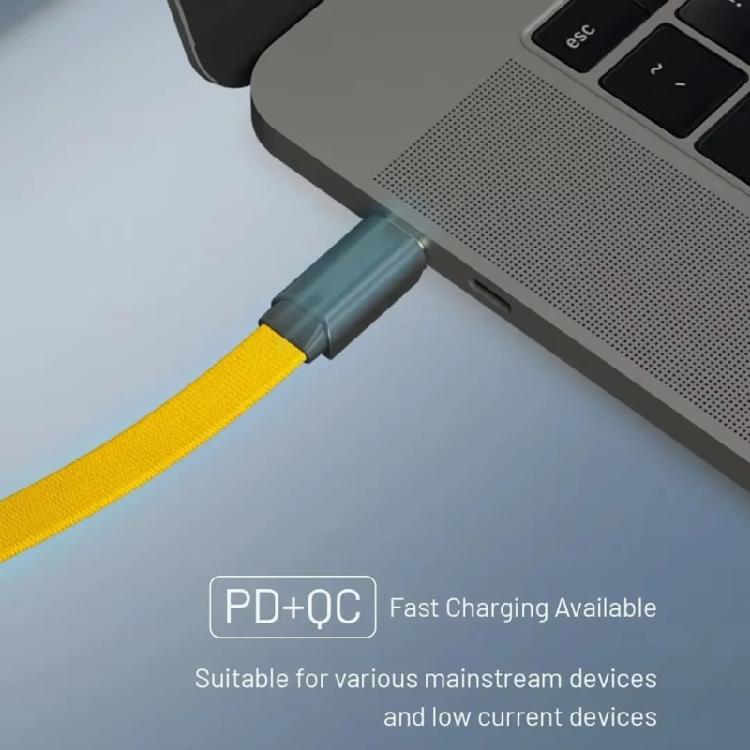 Magnetisches Design Typ C Schnellladekabel 60W Hohe Leistung Ausgangsverbindungskabel Draht für Mehrfachgeräte-Ladung