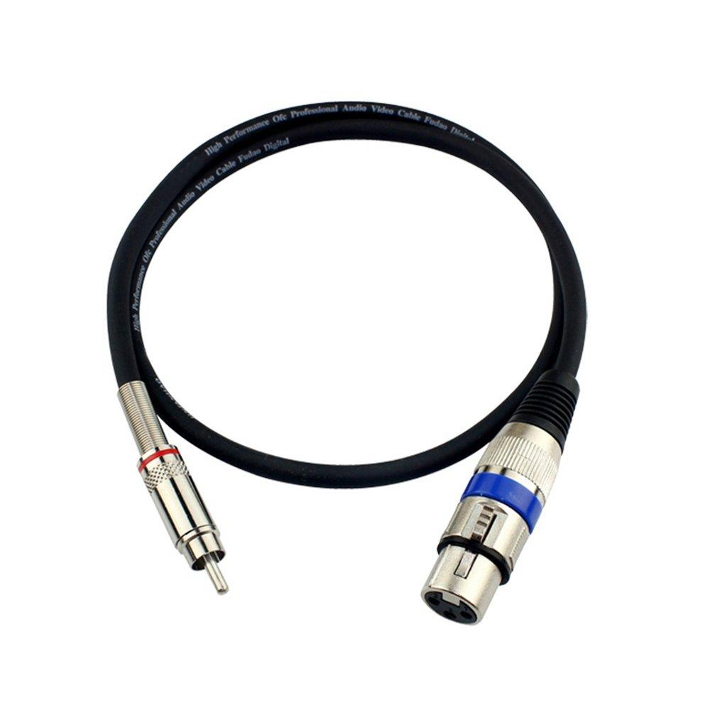 XLR kabel Převodní kabel XLR (ženský) do RCA (mužský) Canon XLR na Canon konverzní kabel RCA konverzní kabel Mikrofonní kabel Audio kabel (2m)