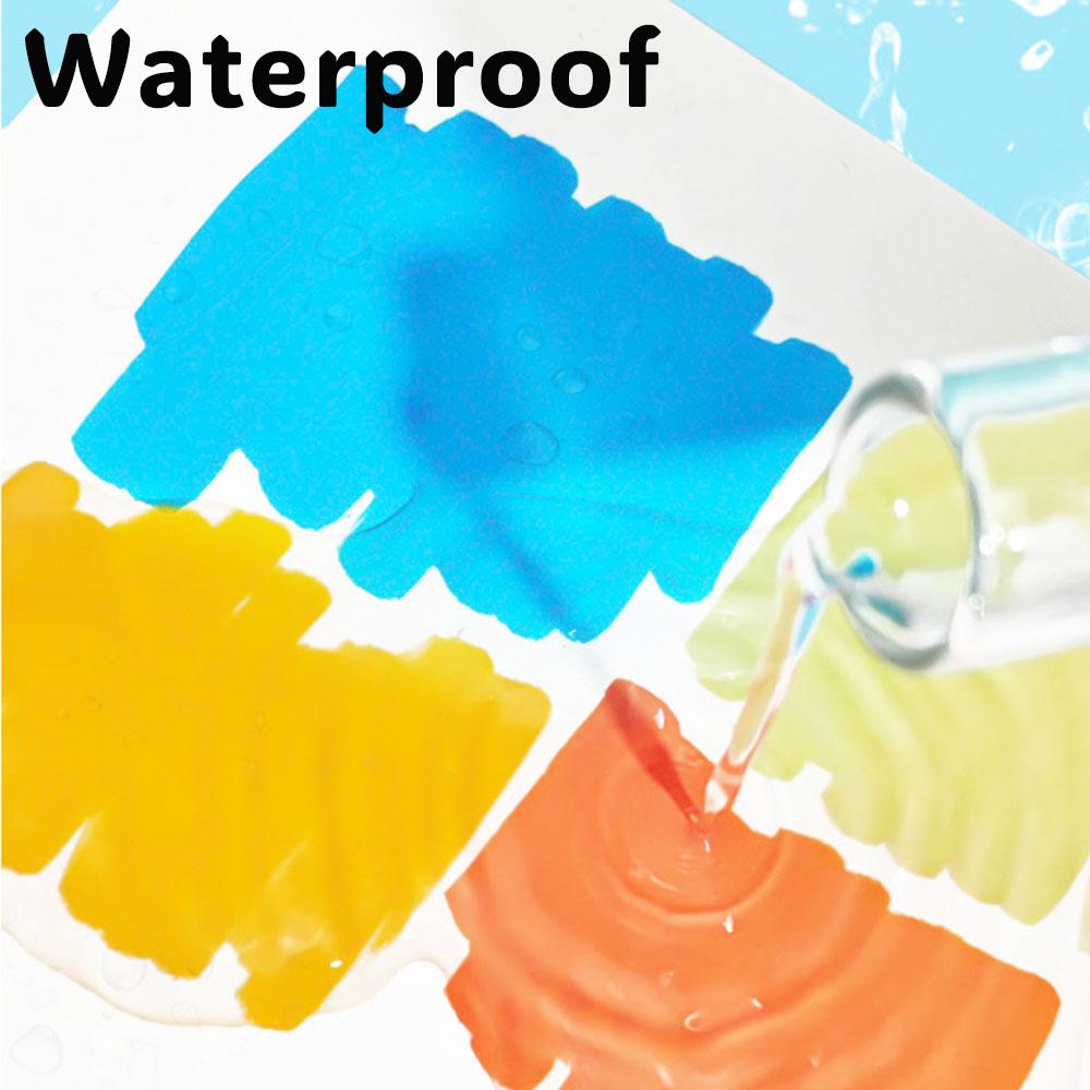 60 Colors Straight Liquid Acrylic Paint Markers, Water-Based Ink Brush Pens for Adult Coloring Books, Rock, Wood, Ceramic Fabric