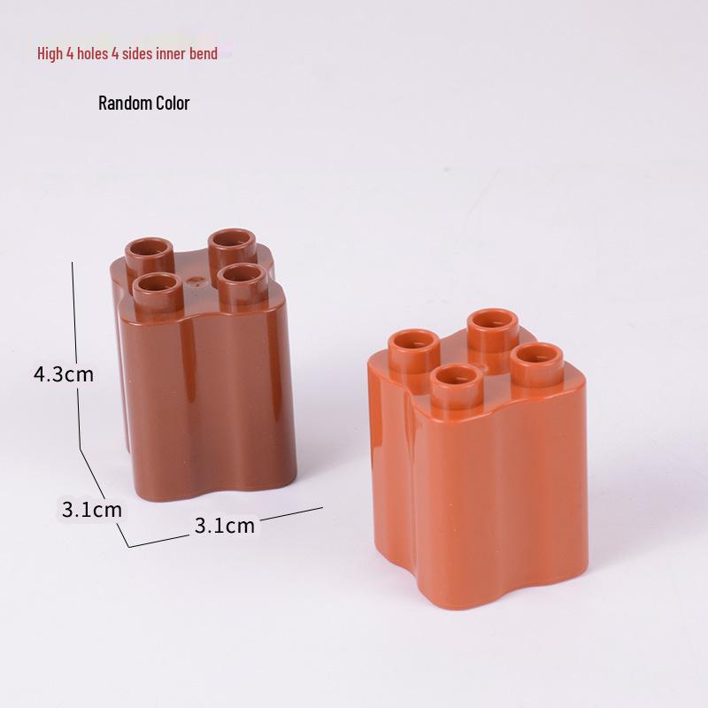 LEGO Duplo-Compatible Building Blocks: Accessories & Special Shapes for Kids' Educational Toys