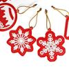 10 PCS Snowman Diamond Painting Pendant DIY Craft Bag Charm Creative Hanging Ornament  Xmas Gift