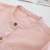 2026 New Spring/Summer Couple's Pajama Set 100% Cotton Simple Women's Long Sleeve Long Pants Two Piece Home Clothes