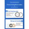 AXK0619/0821/1024/1226/1528/1730/2035/2542  plane thrust needle roller bearing