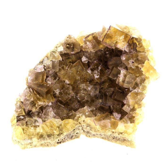 Pierres et Minéraux. Fluorite. 660.5 ct. Valzergues, Aveyron, Occitanie, France..