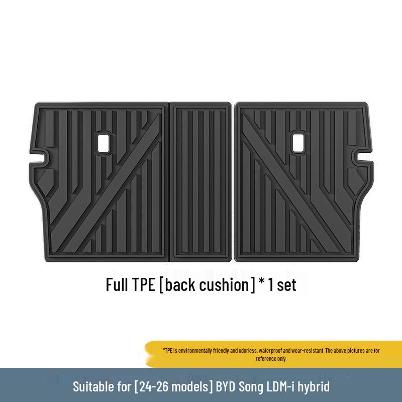 TPE Floor Mats for BYD Song L DM-i (2024-2026), Including Trunk and Seat Back Mats